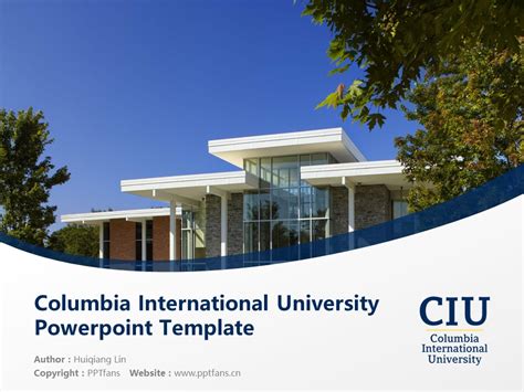 Columbia Ppt Template